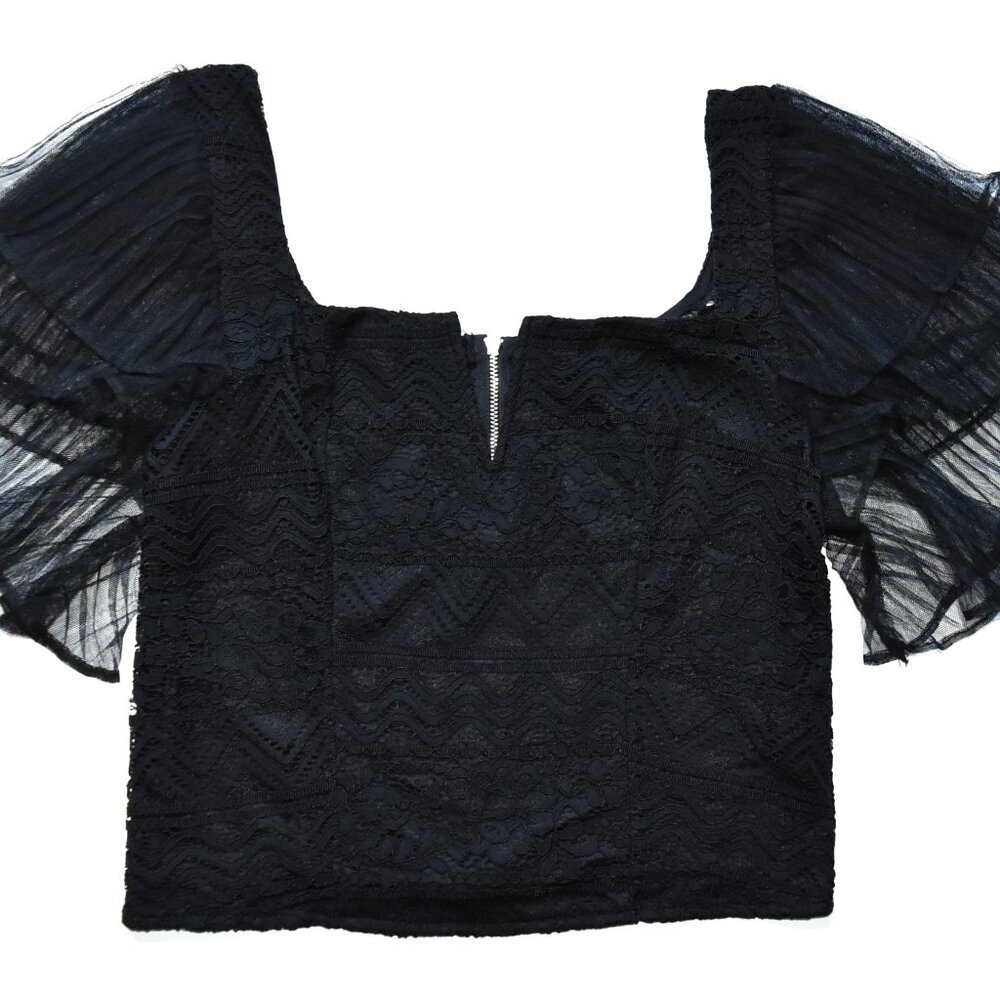 Lace Ruffle Top - Picture 3 of 5